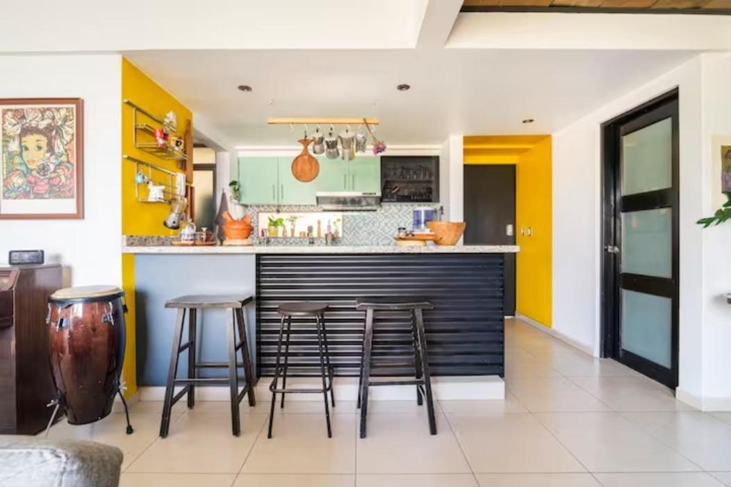 Pequena Habitacion Frida - Design Cdmx - Areas Comunes Compartidas メキシコシティ エクステリア 写真